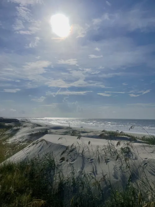 Thumbnail Breathtaking Views of Sunset Beach Bird Island, NC by TasteMeK - A Beach Paradise to Explore!