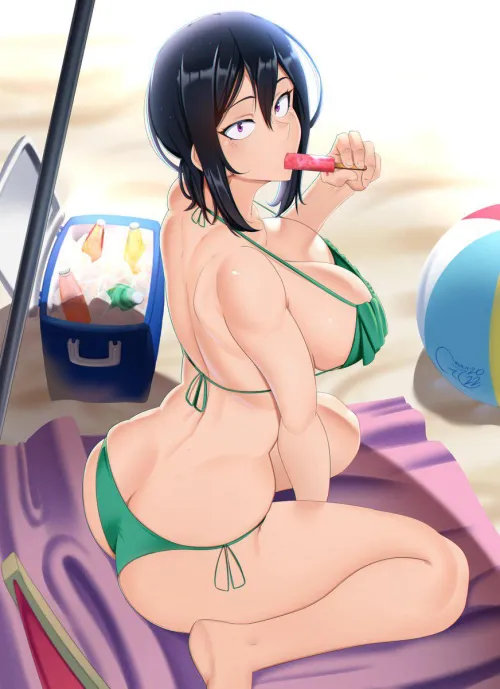 Thumbnail Hitomi at the Beach: A Swimsuit Hentai Tale by Great_Corgi_704