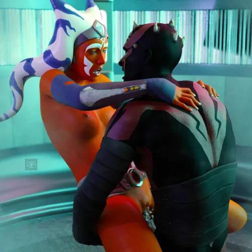 Thumbnail Ahsoka Caught in the Elevator by Maul: A Spicy Star Wars NSFW Tale by spiceoflife69