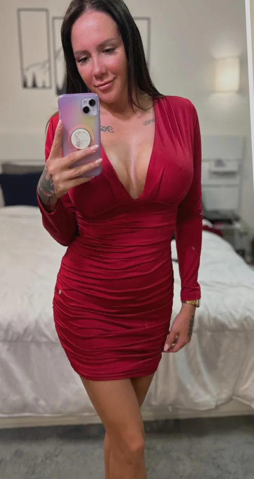 Thumbnail Stunning in Red: My First Time Wearing This Classy Dress - StreetChixEmma | ClassyGirls