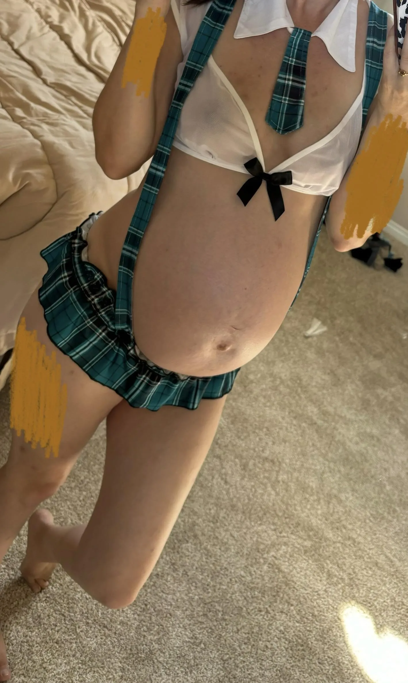 Would you give my pregnant body an A by Sexy_aly_xxx