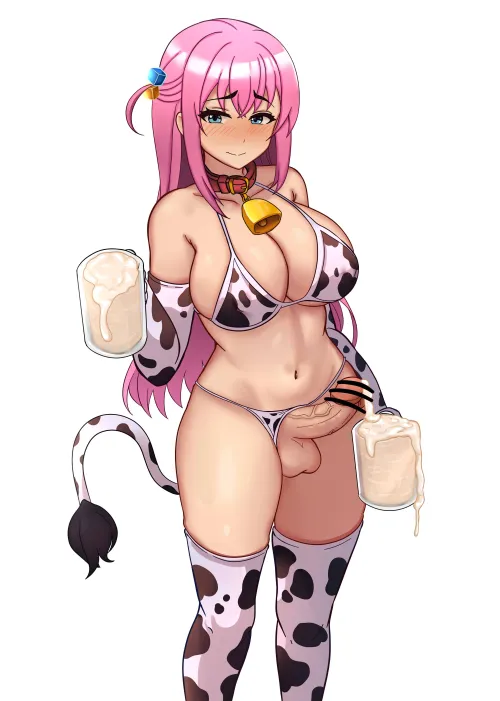 Thumbnail Futanari Bocchi the Cow: A Unique Tale of Milk Production and Rock Solid Endurance by Csxc