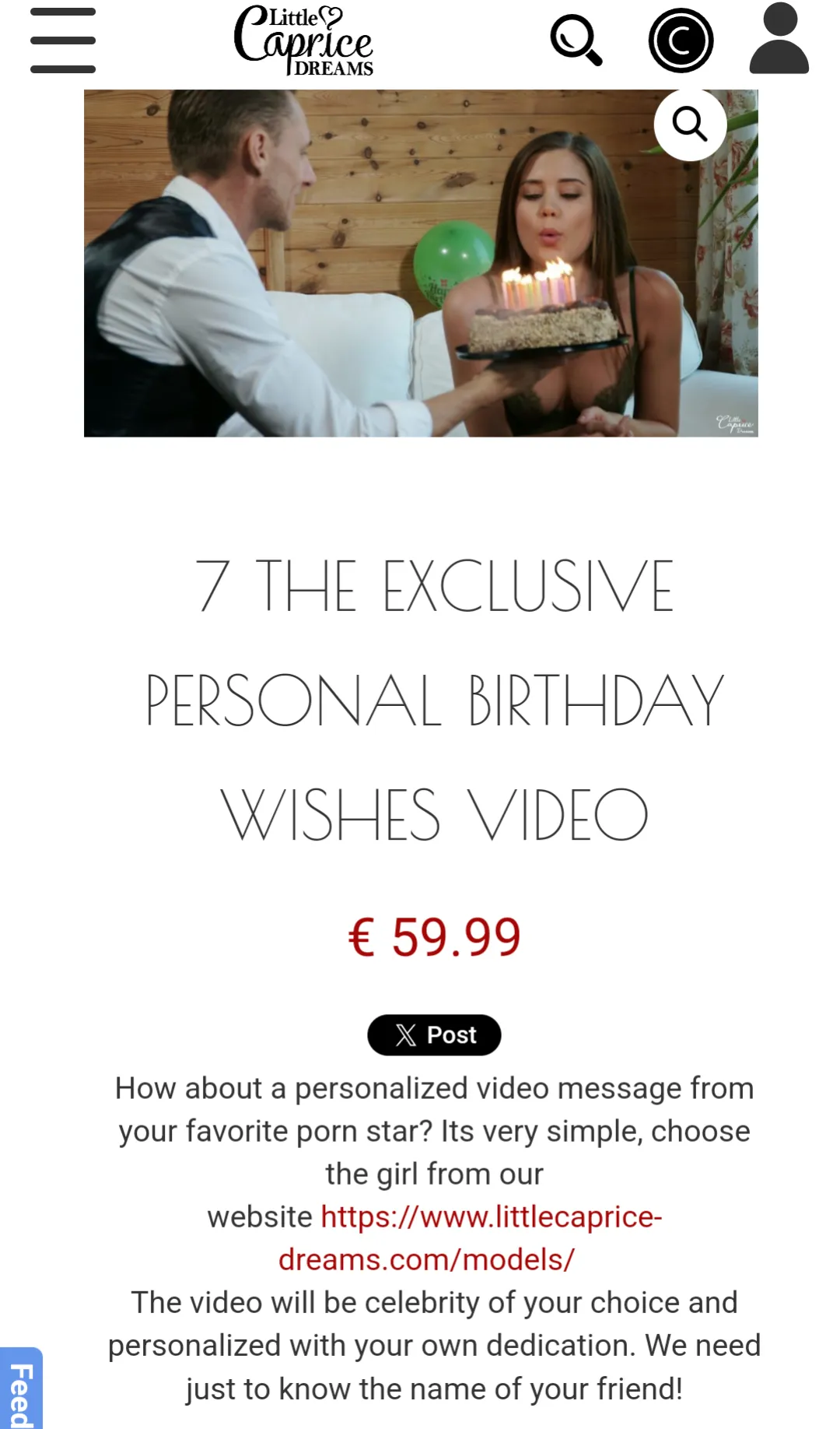 Long shot but has anyone got this before and know how personalized it is  Thinking of getting for a fellow fan and just wondering is it just a few seconds or full non nude happy birthday Hard to know for the cost  Any insite would be helpful  by padyirishman