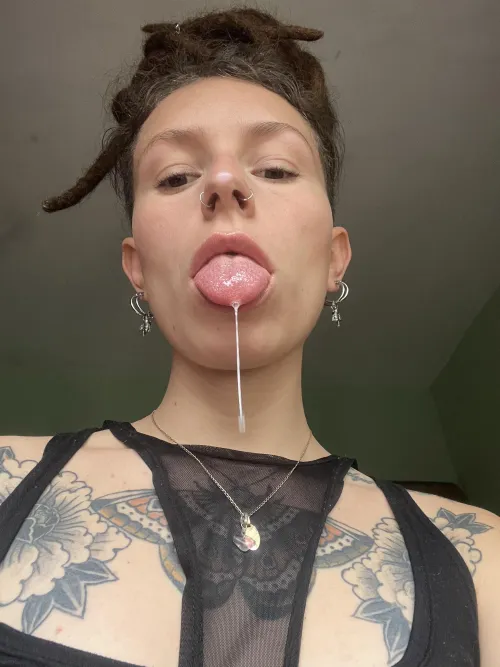 Thumbnail Satisfy Your Spit Fetish: Delve into 'Open Your Mouth' by DreadGorgona