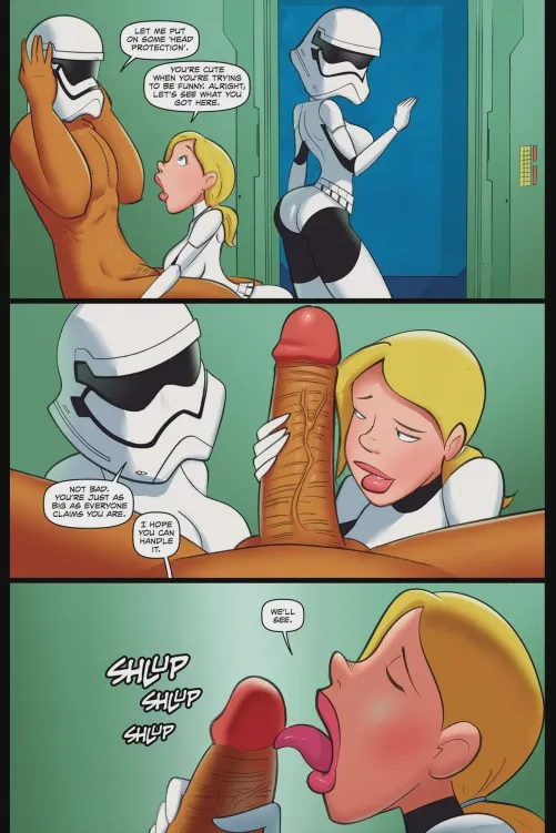 Thumbnail The Cock Awakens: A NSFW Star Wars Comic by Author SpearOliver