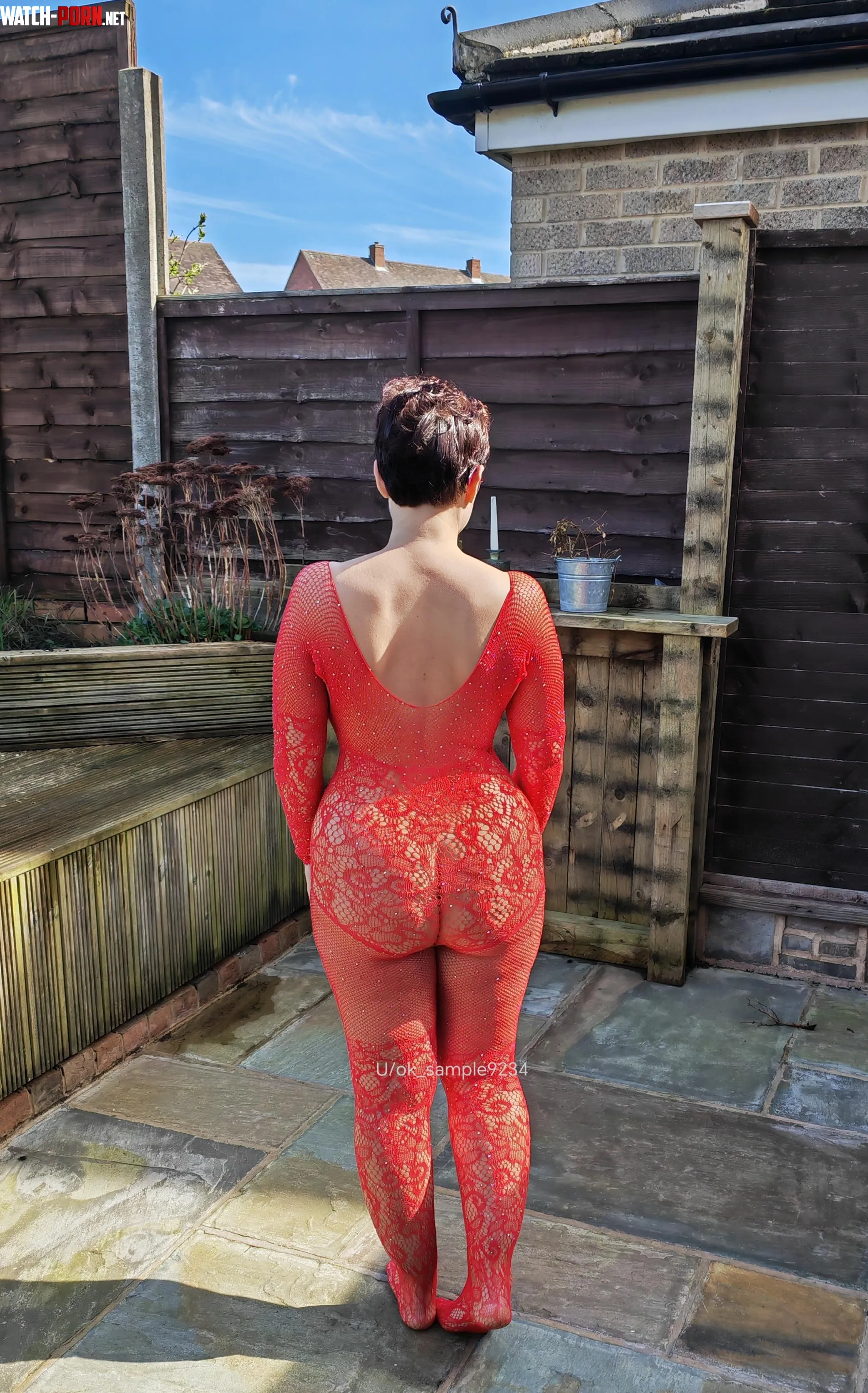 My backside in the backyard xx 42 UK cougar by Ok_Sample9234