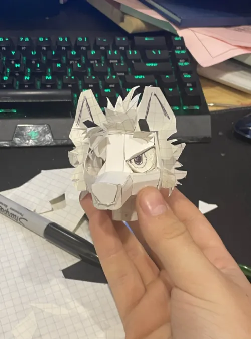 Thumbnail DIY: Creating a Mini Paper Model of My Furry Sona - A Work in Progress by symkao