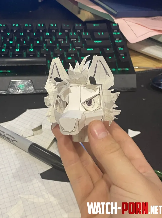 Made a mini paper model of my Sona still a few things I need to do to it by symkao