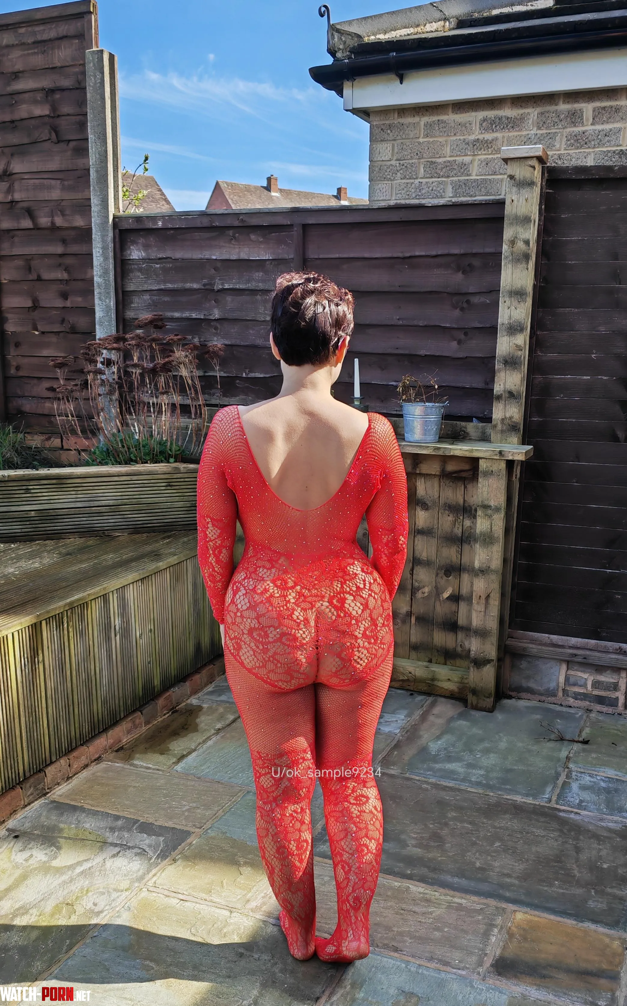 My backside in the backyard xx 42 UK cougar by Ok_Sample9234