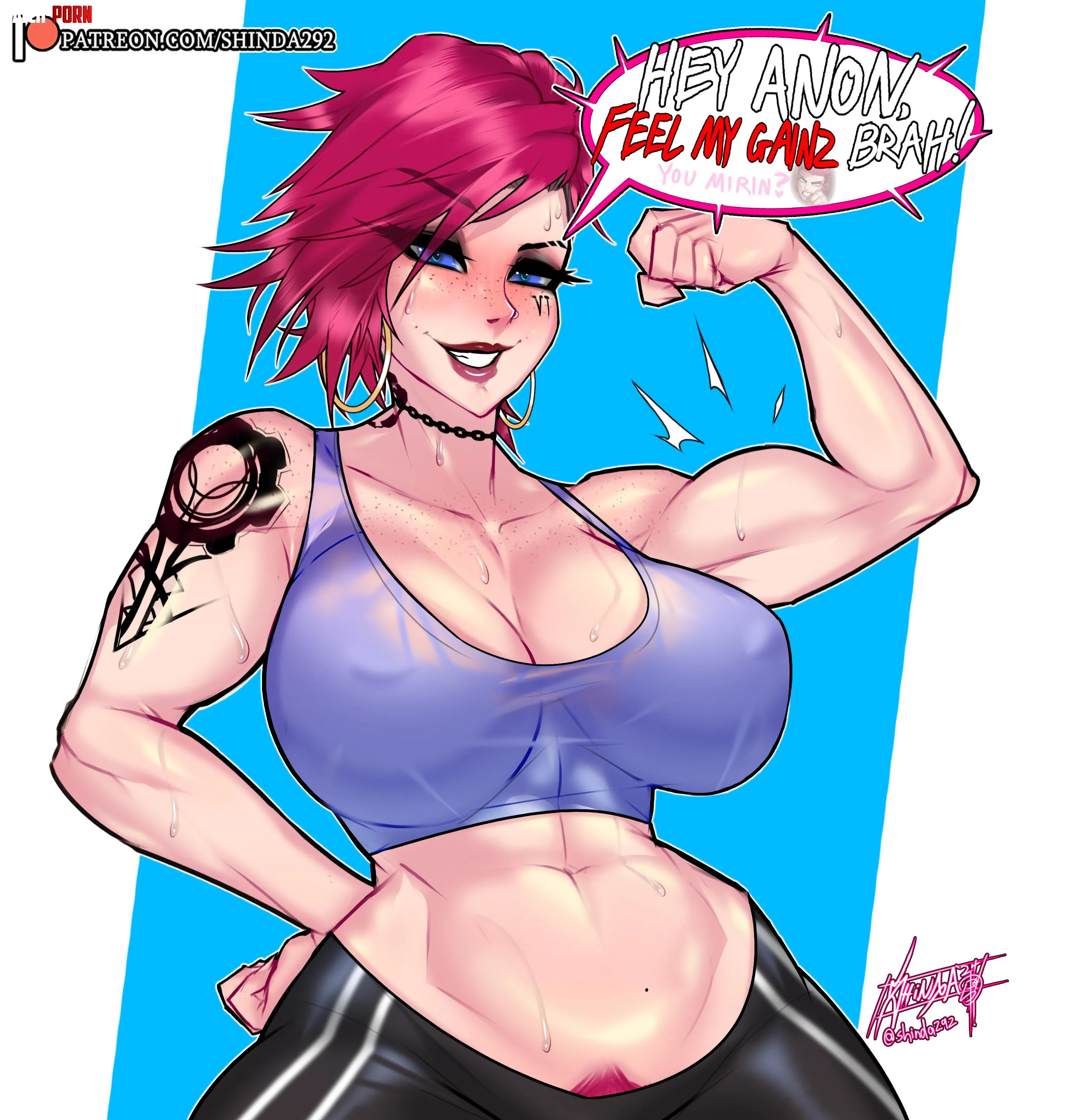 OC MuscleMommy Vi Shinda292 by Shinda292