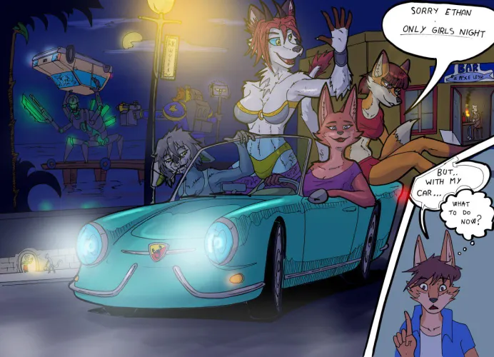 Thumbnail Furry Fun: Only Ladies Night by RickWulfk - A Howling Good Read!