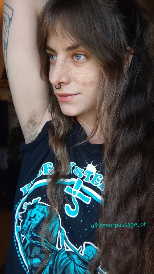 Thumbnail Hairy Pits and Blue Öyster Cult: A Unique Blend by ritesofpassage_of in the HairyArmpits Category