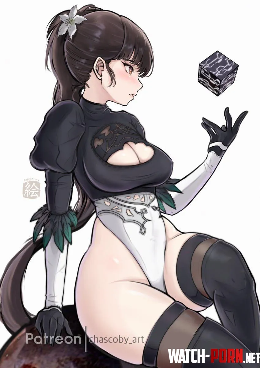 Eve dressed as 2B by xKillua666