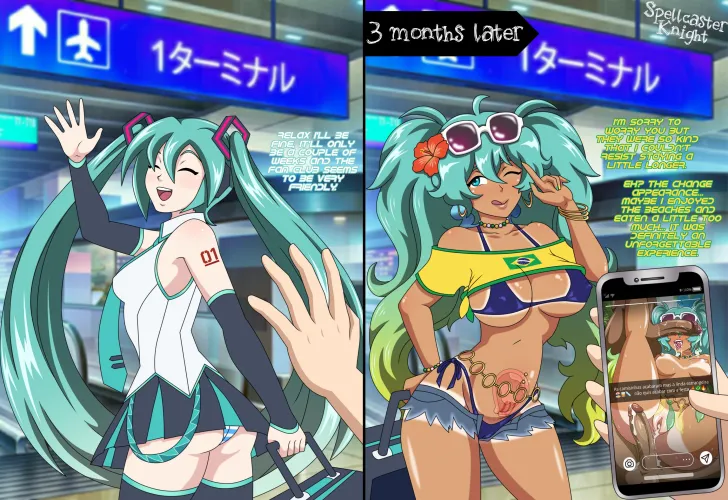 Thumbnail Brazilian Souvenir: Miku's Unexpected Pregnancy by Spellcasterknight - HentaiBreeding