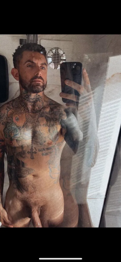 Thumbnail Late Night Shower: A Steamy Read by Tattoostu for Hot Guys with Tattoos Enthusiasts