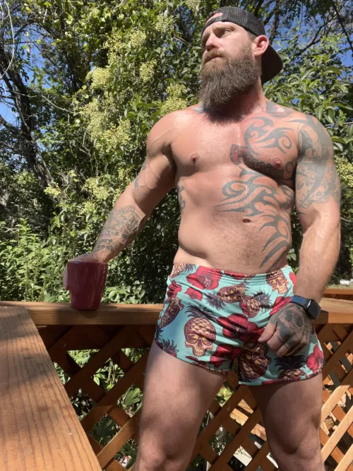 Thumbnail Invigorating Morning Routine: Running and Coffee on the Balcony with Ghost156915 from hotguyswithtattoos