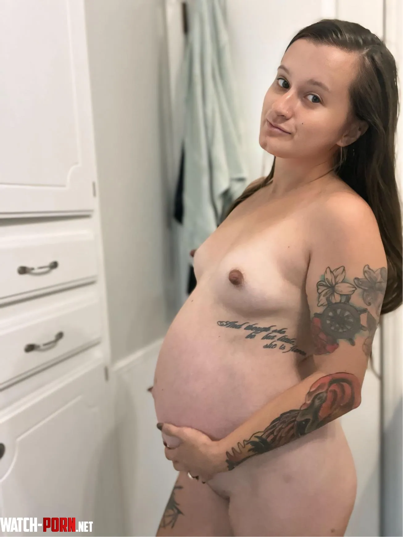 If the pregnant mom next door was horny and asked you to fuck what would you say by littlesadiespade