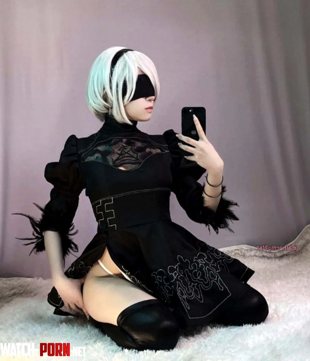 2B cosplay by Stella from nierAutomata  by SthormyStar