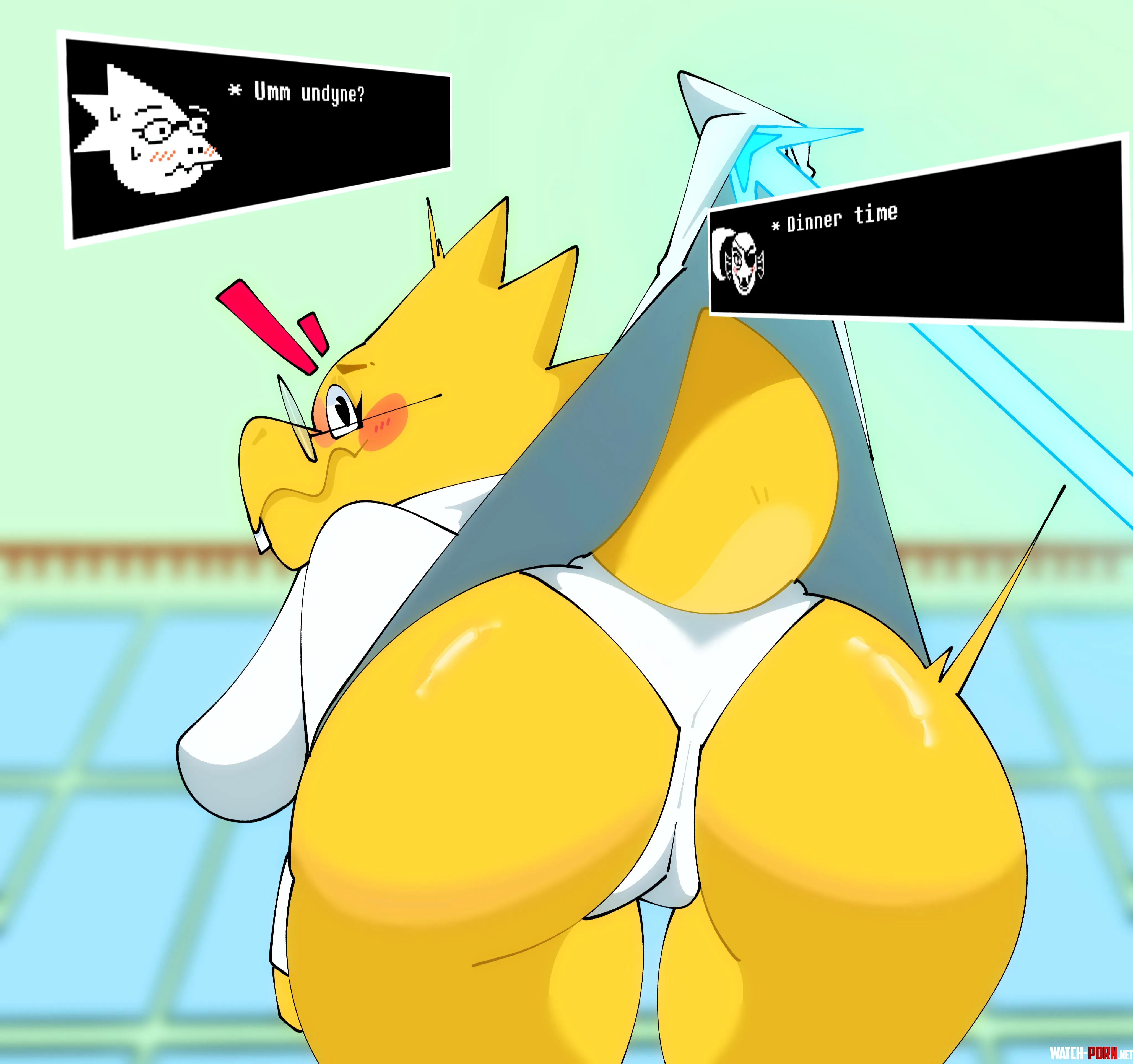 alphys shes ready to be served  by vickyy2k