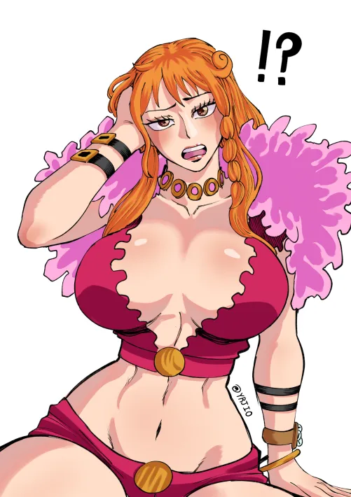 Thumbnail Elbaf Nami Fan Art by YRJIOart: A Fun Piece Tribute to the One Piece Character