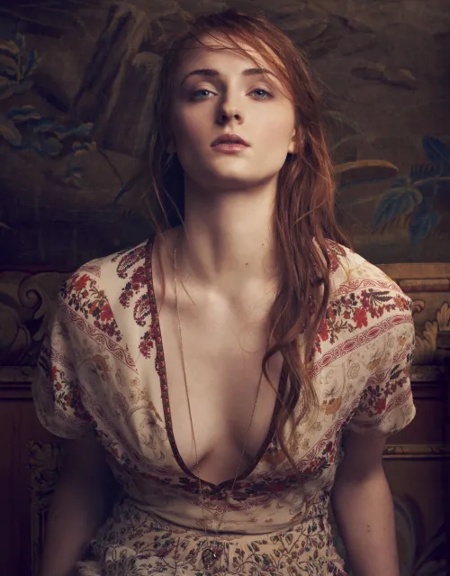 Thumbnail Sophie Turner: A Portrait by Portmaniac - Redheaded Goddesses Category