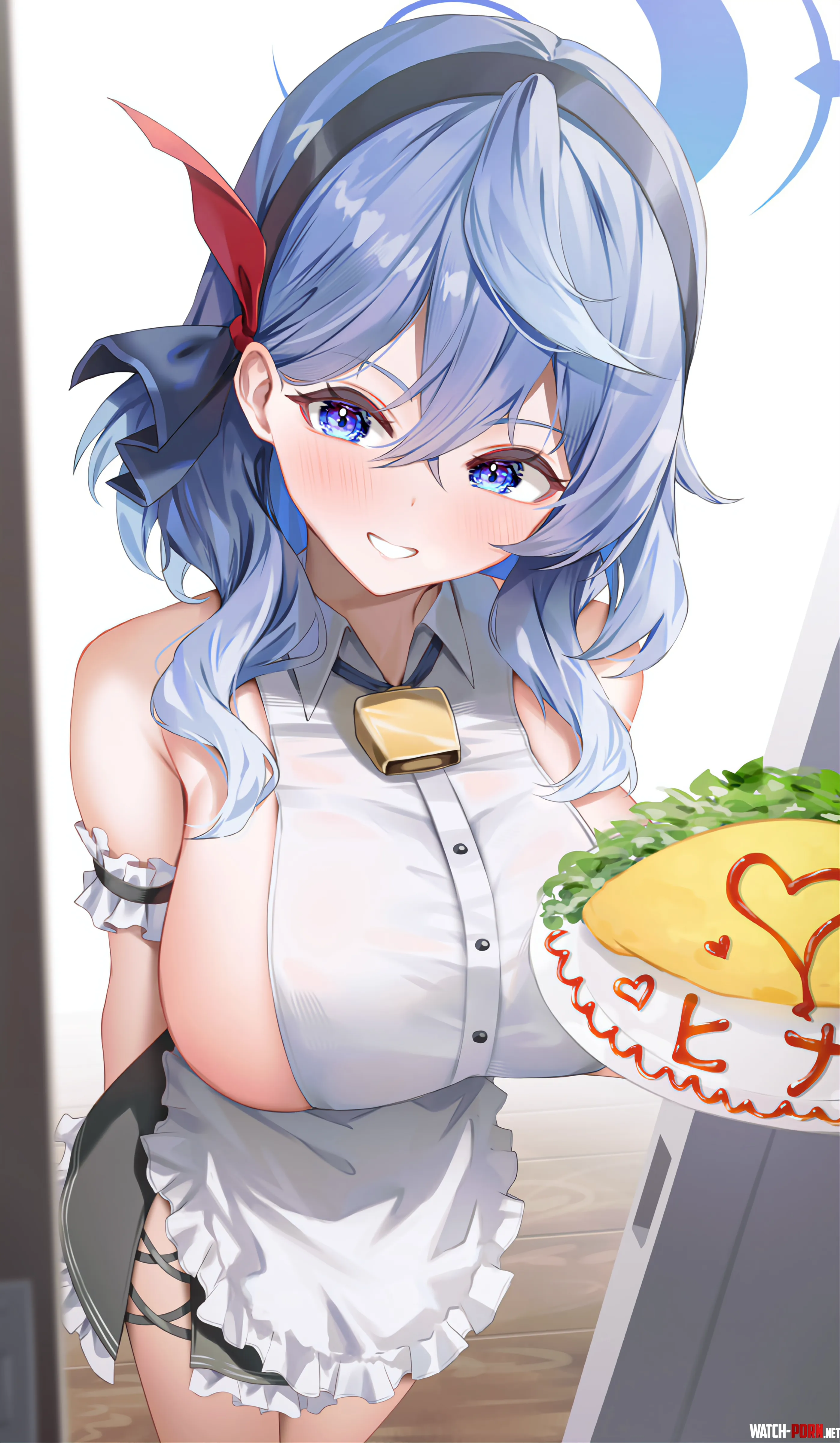 Ako serving omurice by marxsander2016