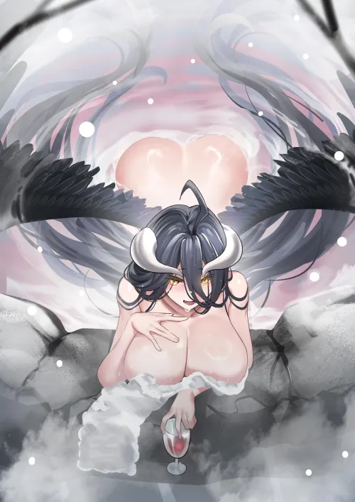 Thumbnail Albedo Takes a Relaxing Dip in a Hot Spring: Overlord Fan Fiction by marxsander2016 | BigAnimeTiddies Category