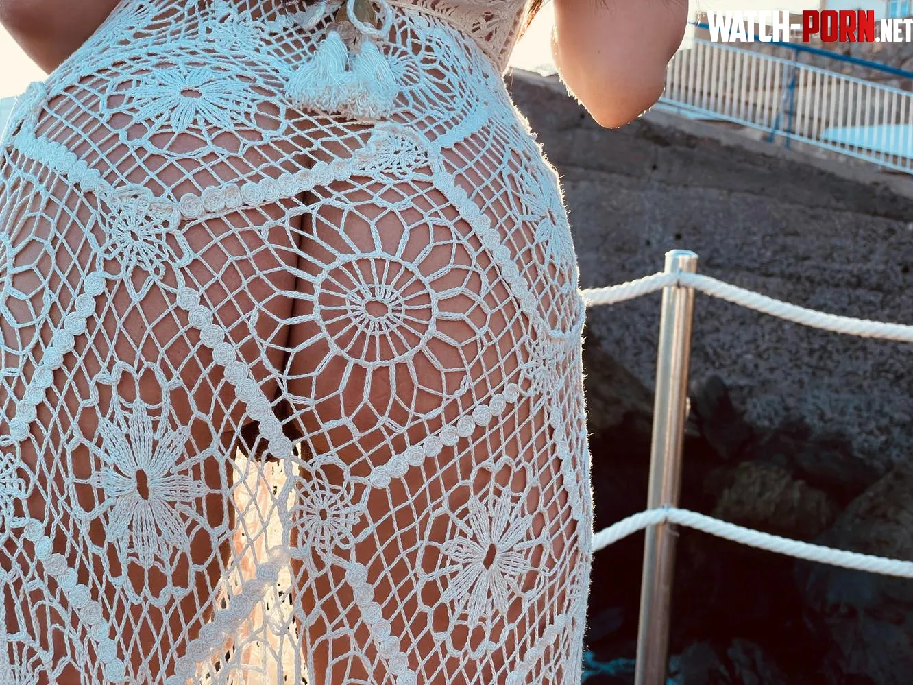 This fishnet dress hugs my juicy ass perfectly by AntLeading7511