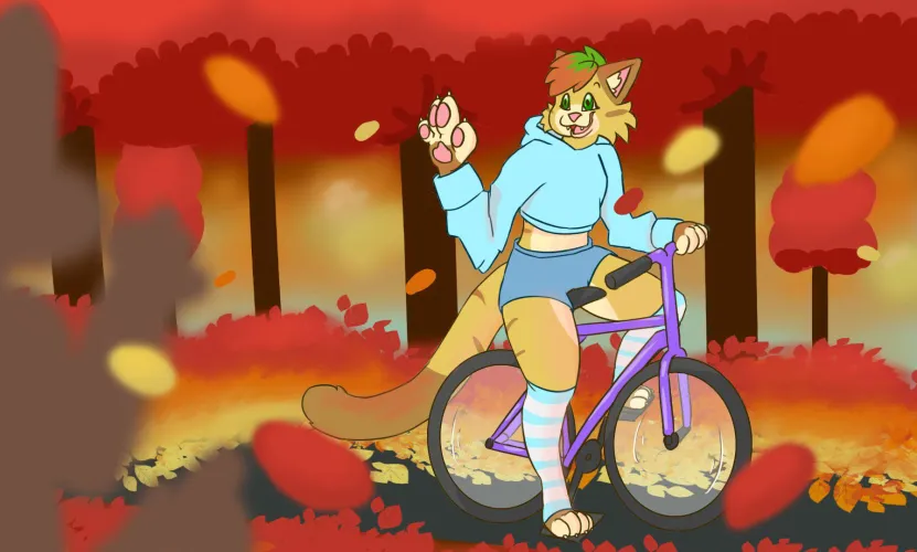 Thumbnail Riding in the Fall by GenericArtist457: A Furry Adventure