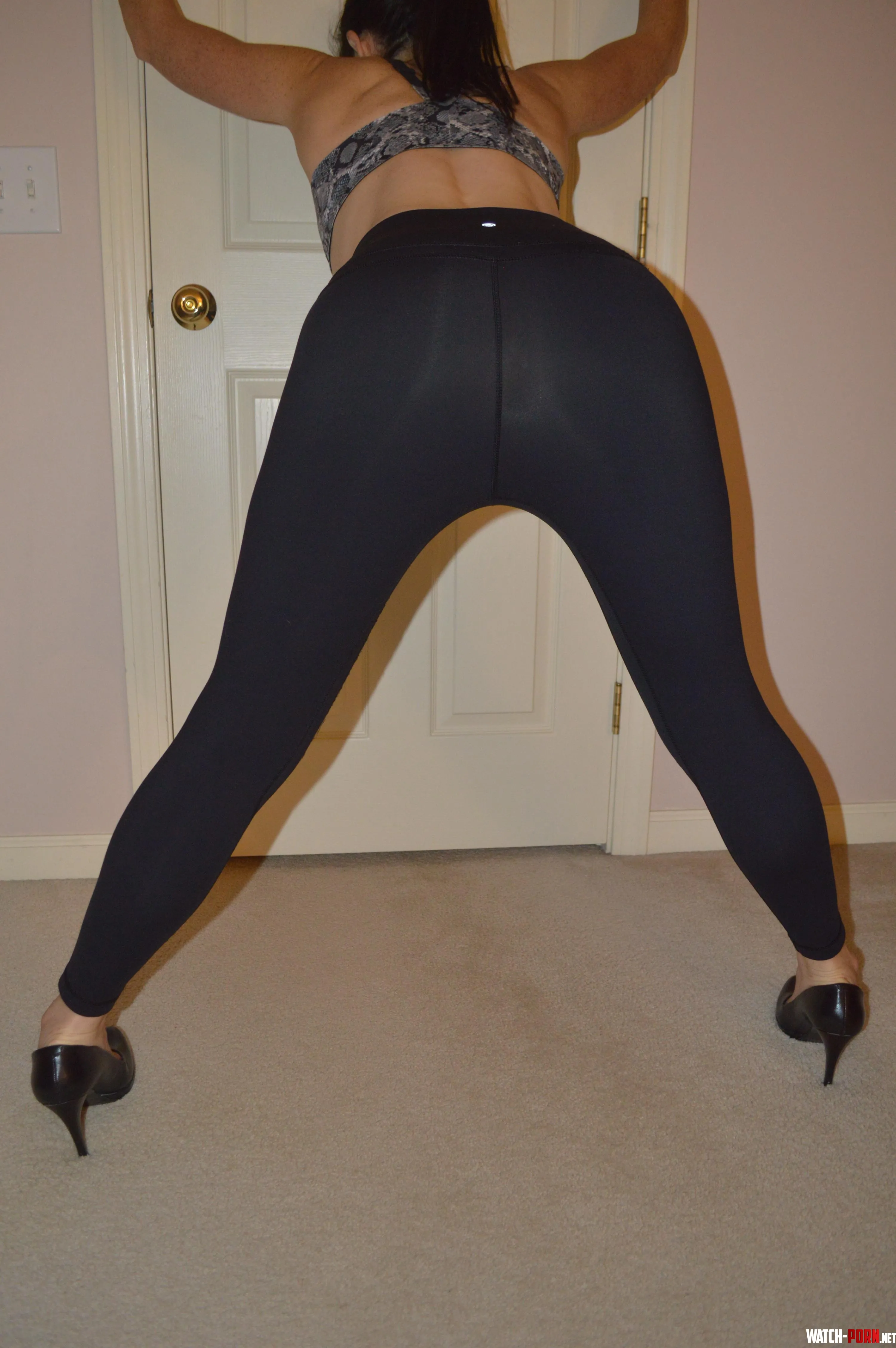 Getting ready for a night out last nightyoga pants always bring attention by jenspanties357