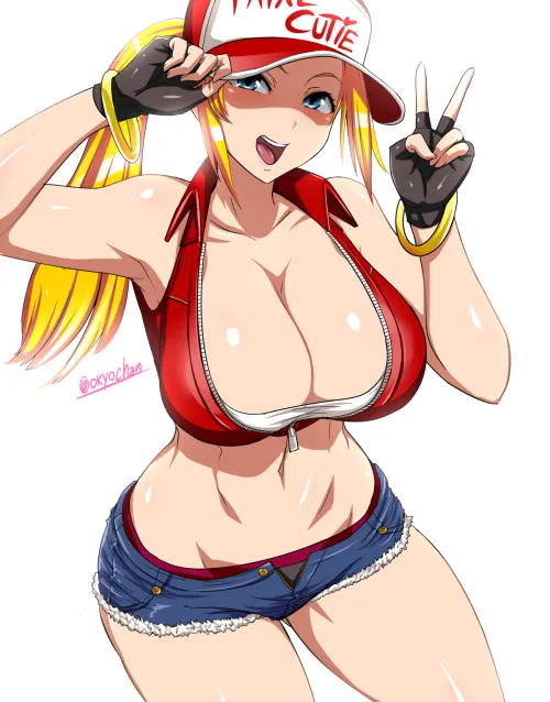 Thumbnail Embrace the Cuteness of Terry in SNK Heroines in BigAnimeTiddies