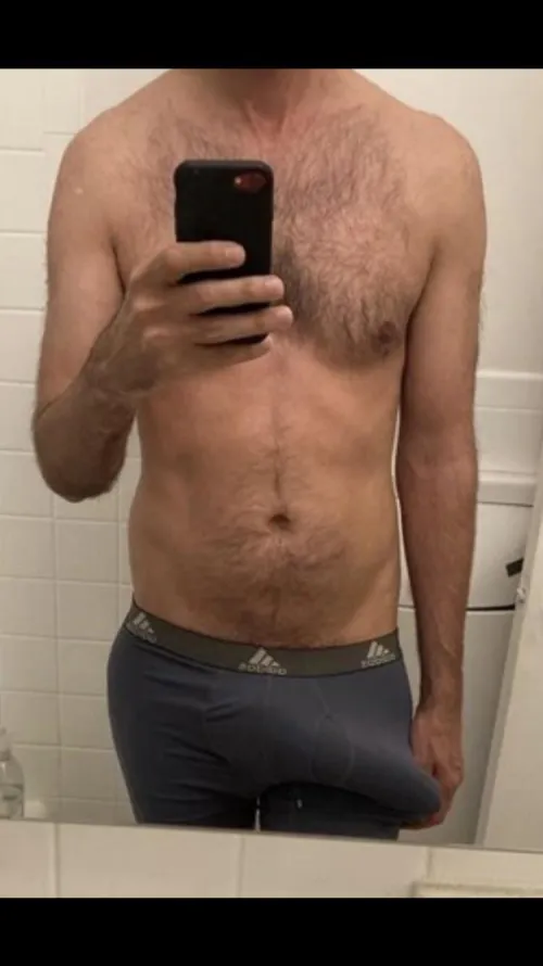 Thumbnail Rocking Gray Briefs: A Stylish Choice for Showing Off Your Bulge by Author taylr52 - Bulges Category