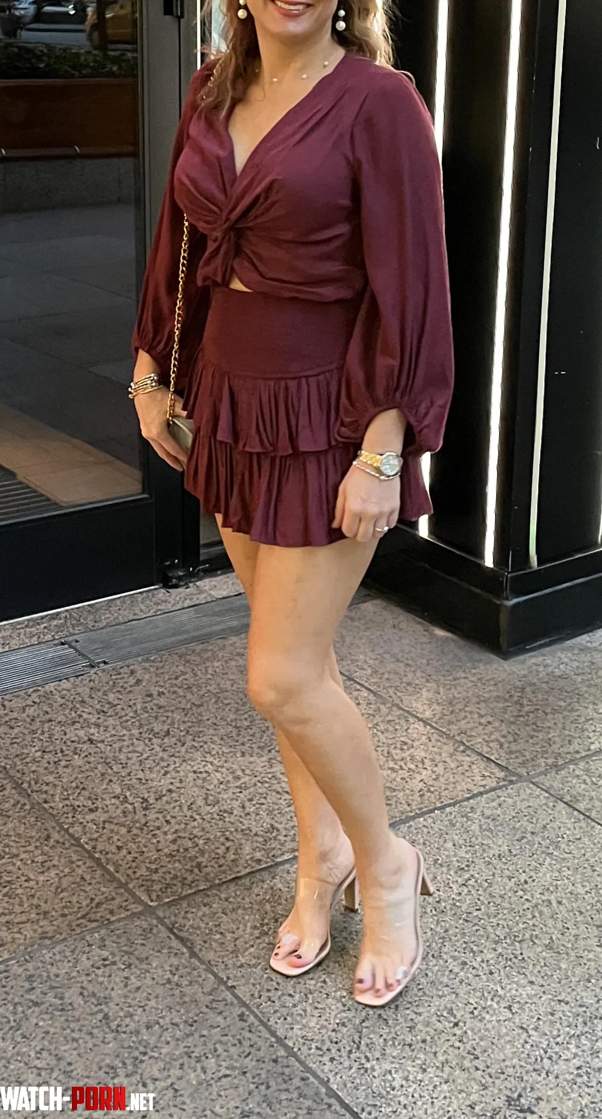 Night out for dinner in NYC by Smokinhotfootmilf