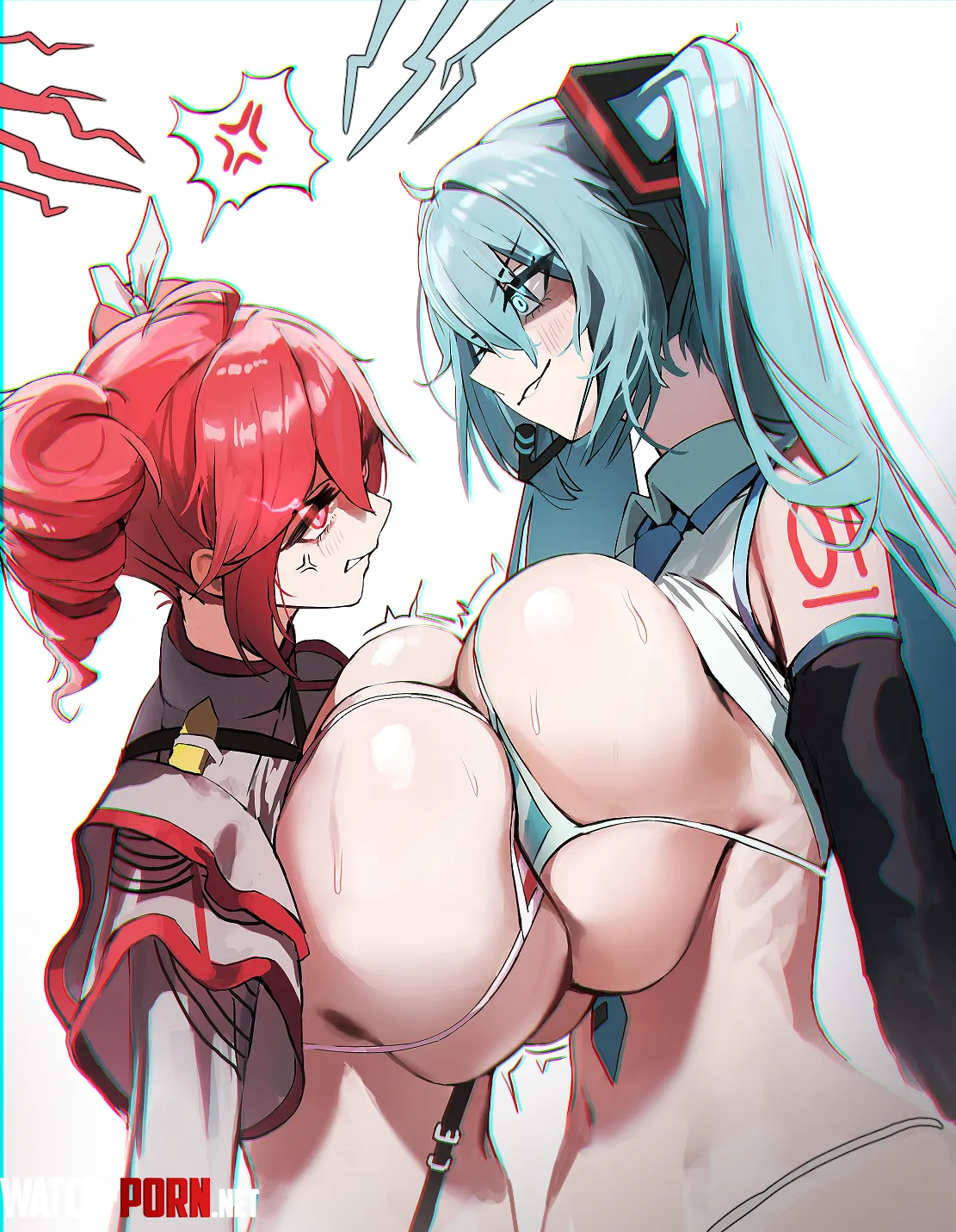 Teto vs Miku dotthebot UTAUVocaloid by llamanatee