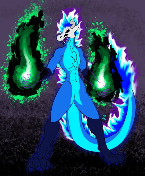 Thumbnail Black Magic OC: A Tail of Mystery by Void-Lizard in the Furry Category