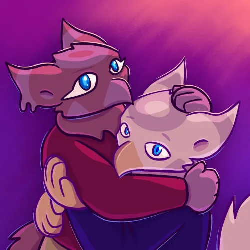 Thumbnail Cute Embrace Drawing Art by SeijinWright in the Furry Category