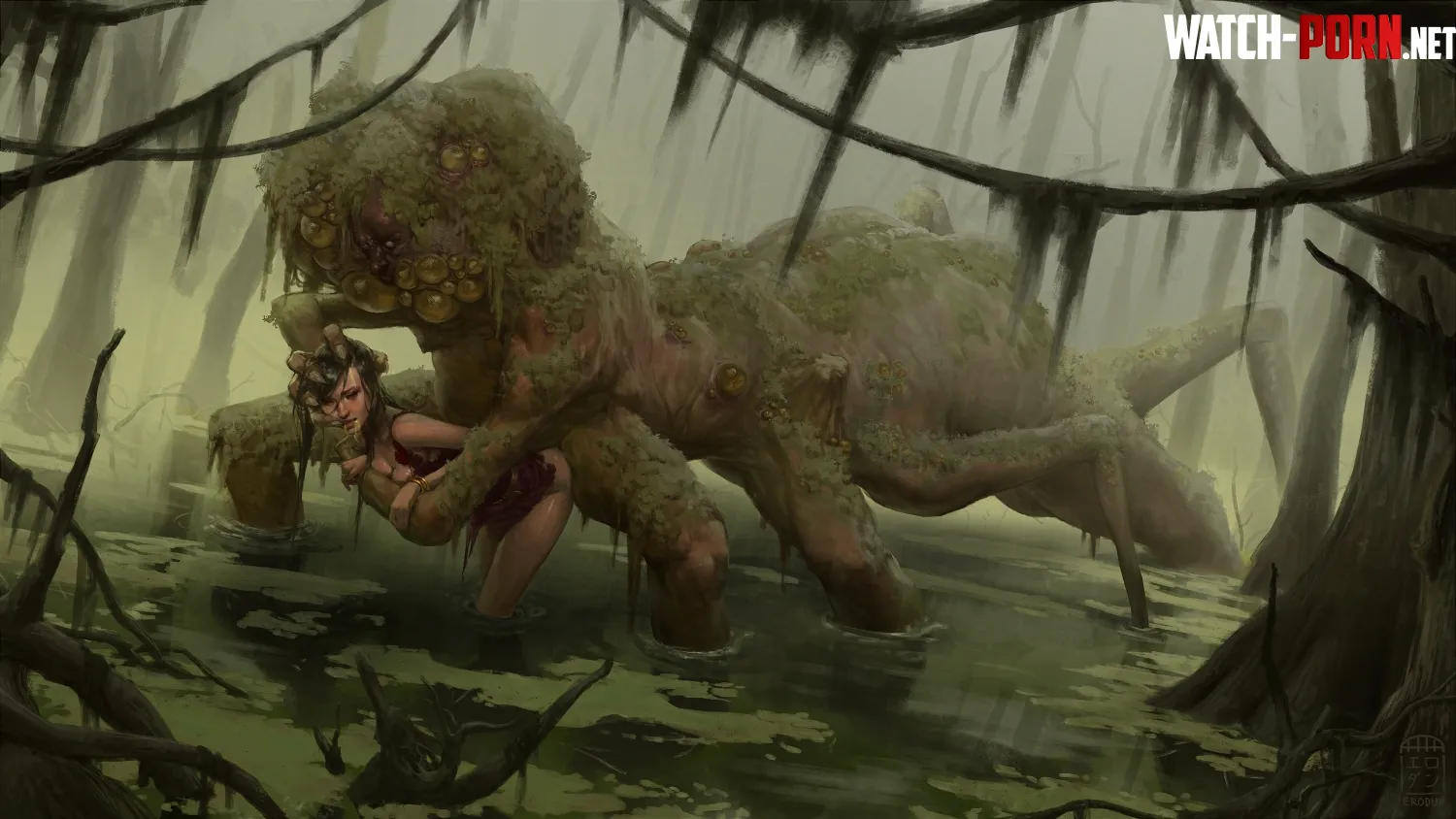 Swamp monster Erodun by EnigmusPrime