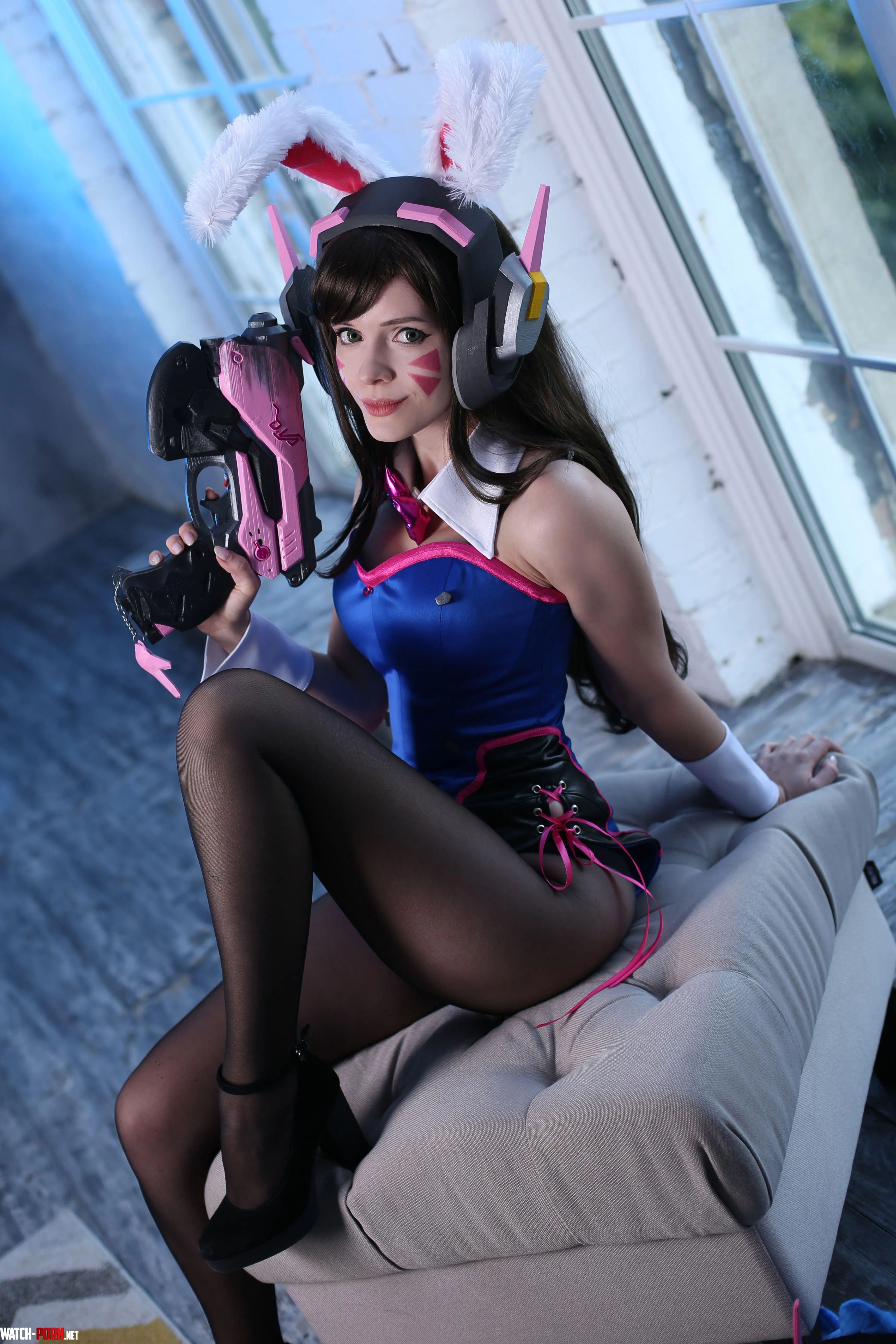 DVa Bunny Evenink Overwatch by irina_sabetskaya