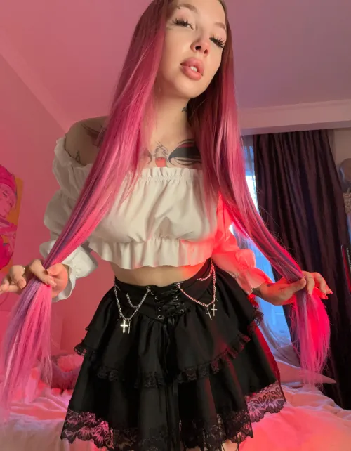 Thumbnail Long Hair, Don't Care: Transforming into Rapunzel with Mini Skirts by Wonderfullbabyy