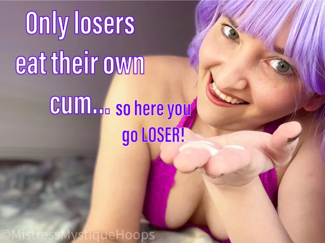 Thumbnail Explore the World of CEI Captions with MistressMystiqueHoop - Are You Ready to Embrace Your Inner Loser?