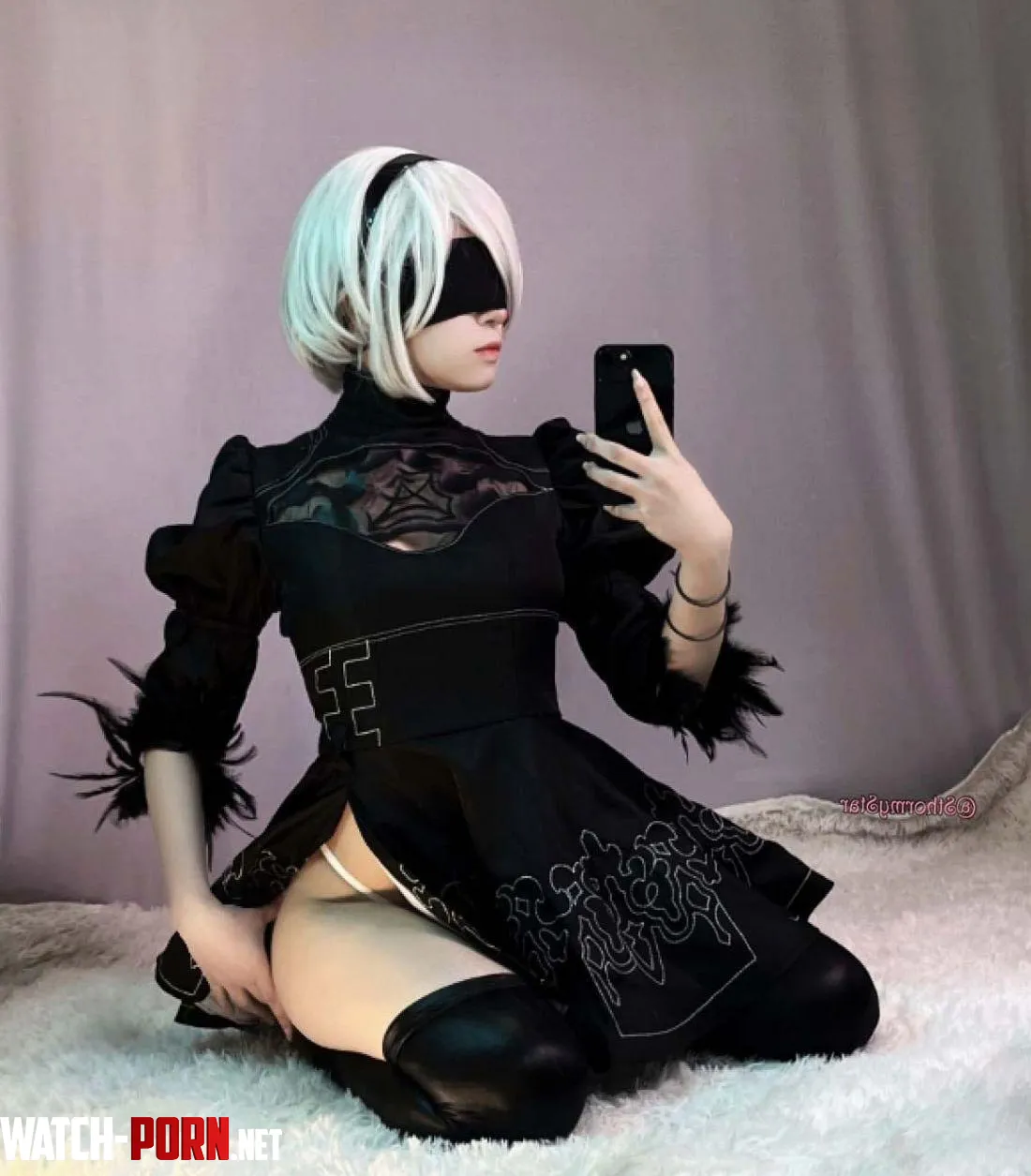 2B cosplay by Stella from NierAutomata  by SthormyStar