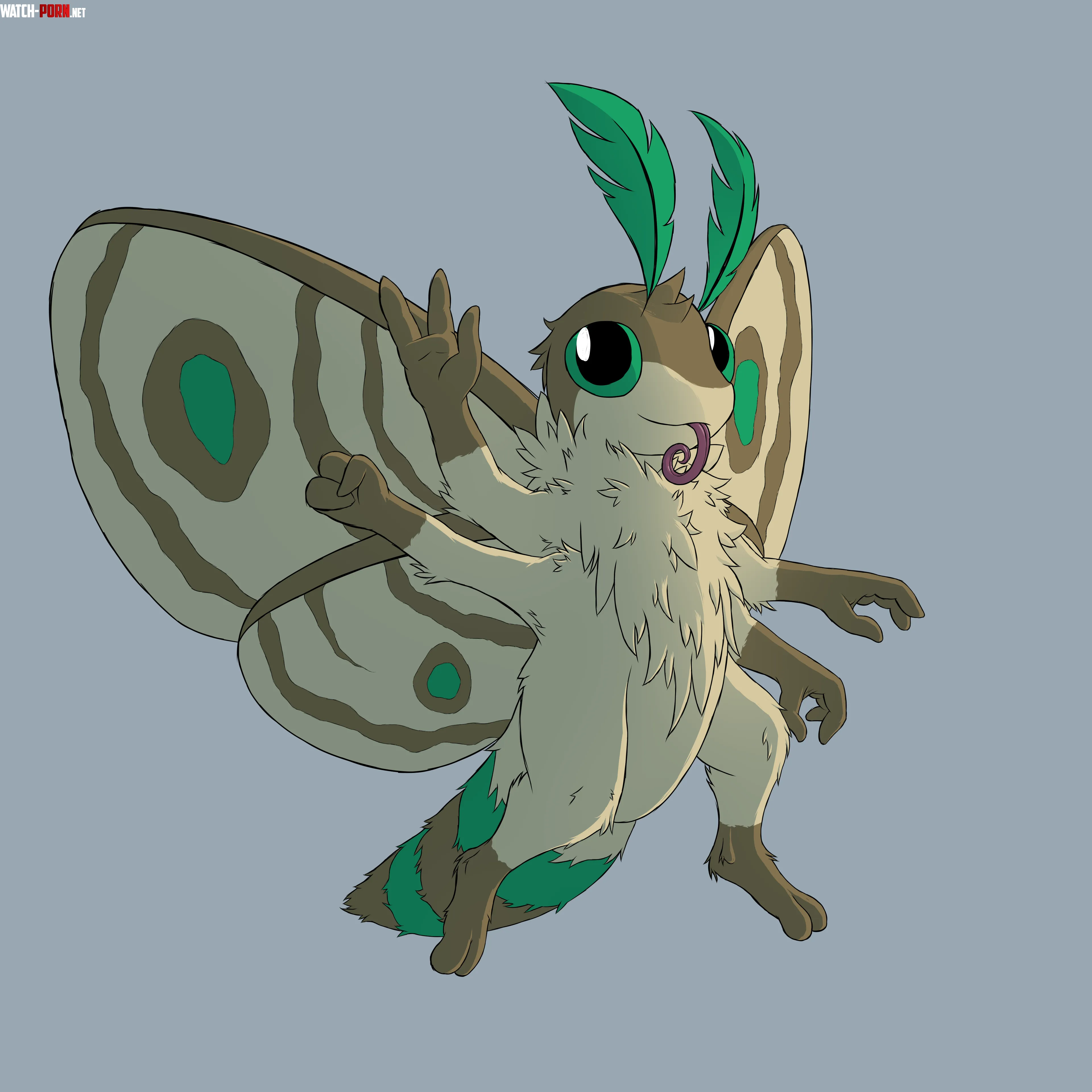 Chimka the Moth by me by furrik524