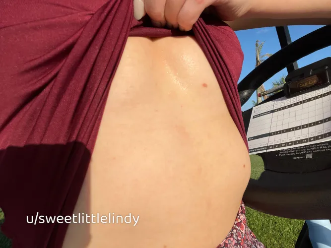 Thumbnail Back on the Golf Course Getting Sweaty - Story by sweetlittlelindy | SweatyGirls