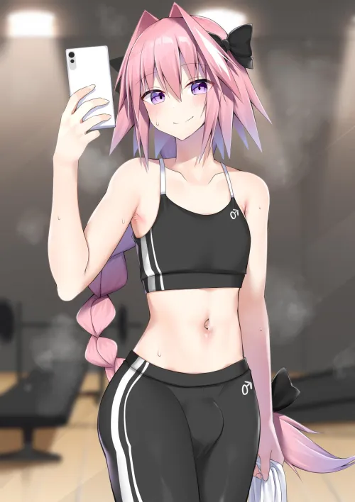 Thumbnail Sweaty Astolfo by pedoro_pedoro | CuteTraps Culture