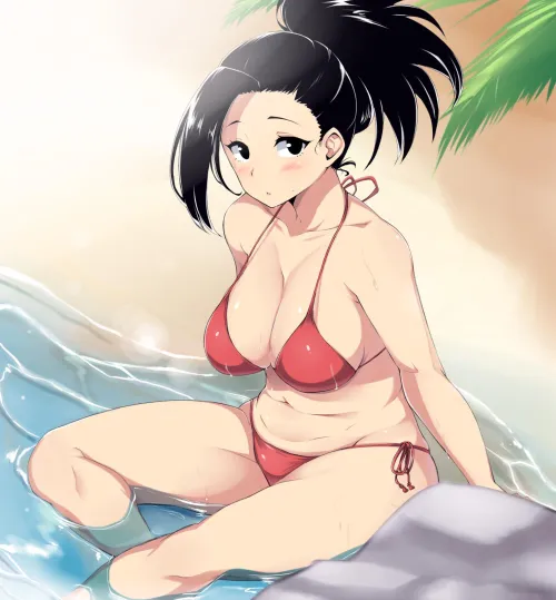 Thumbnail Momo's Beach Adventures Unveiled | BokuNoEroAcademia by ENFanatic