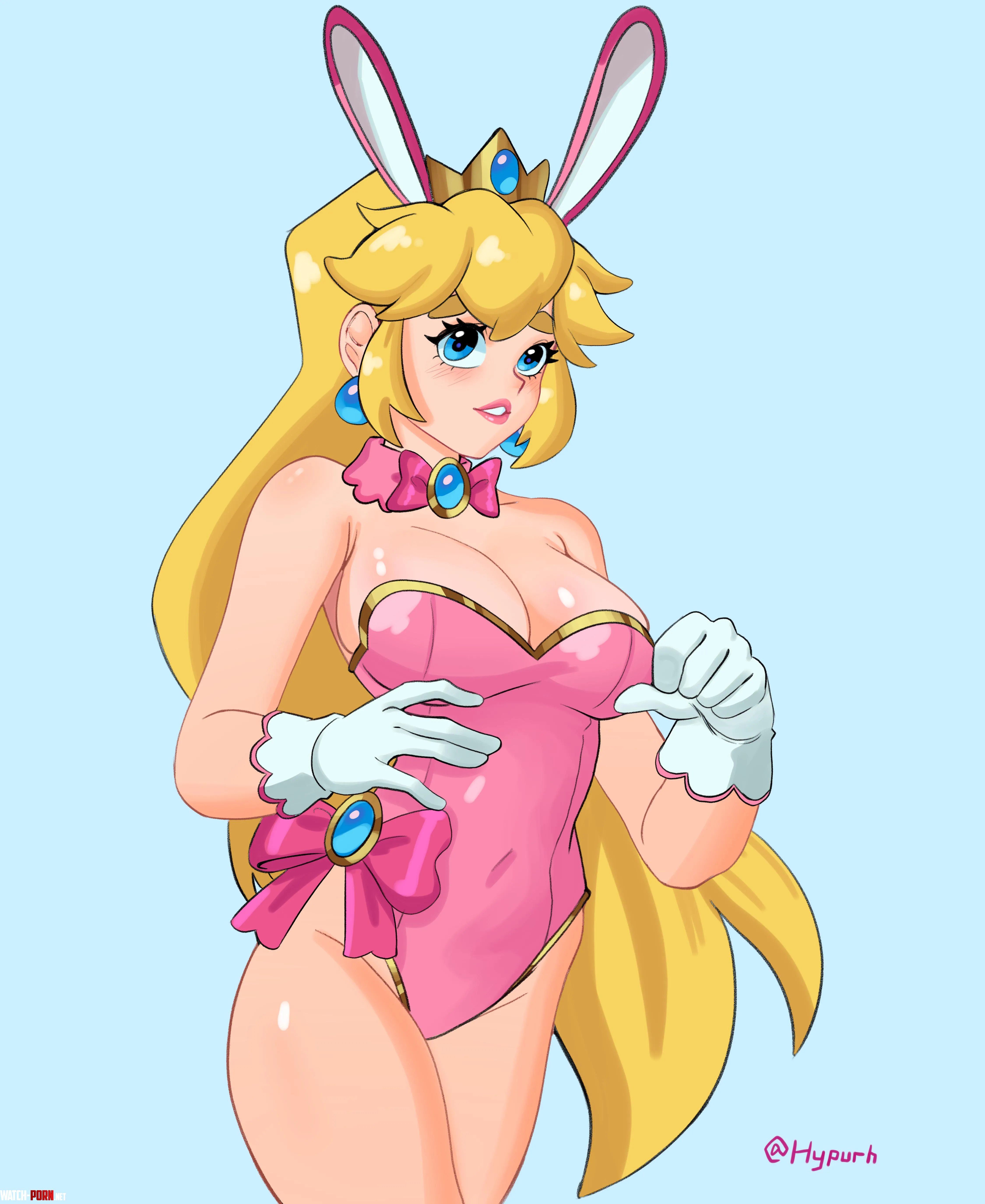 Princess peach by hypurh by hypurh