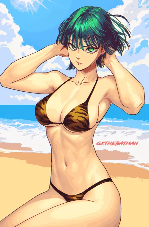 Thumbnail Fubuki in Tiger Bikini: GxTheBatmanYouTube's Styled Vision