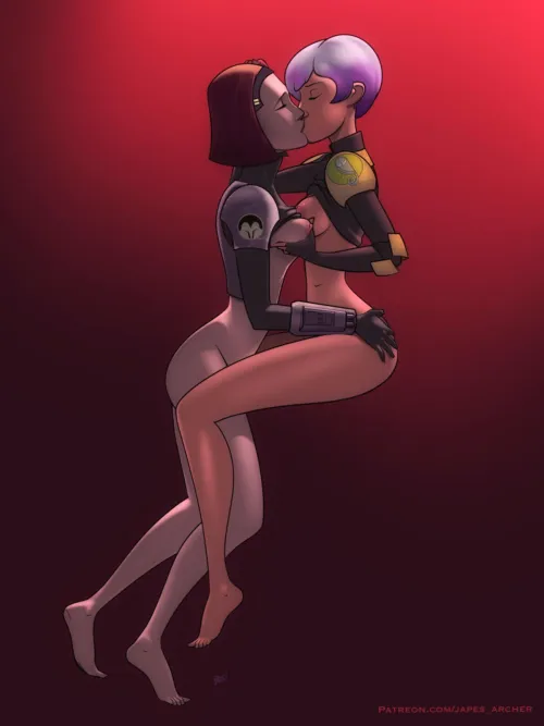 Thumbnail BoKatan and Sabine Witty Banter: A Star Wars NSFW Fanfiction by Kyoto709