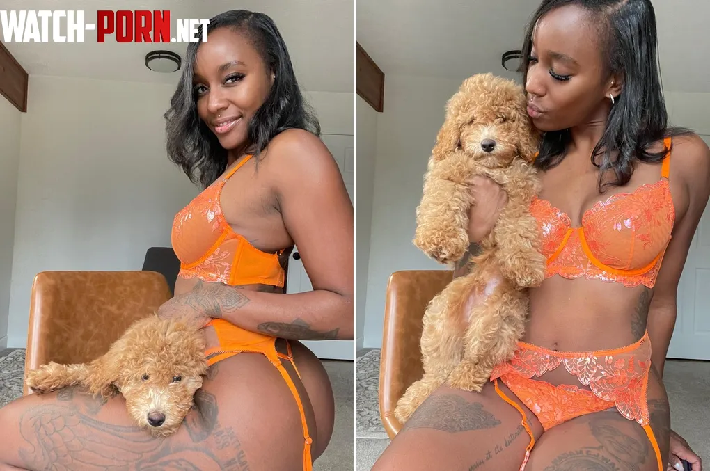 Midnight shares the story of how she got her mini labradoodle on SuicideGirls  by SuicideGirls