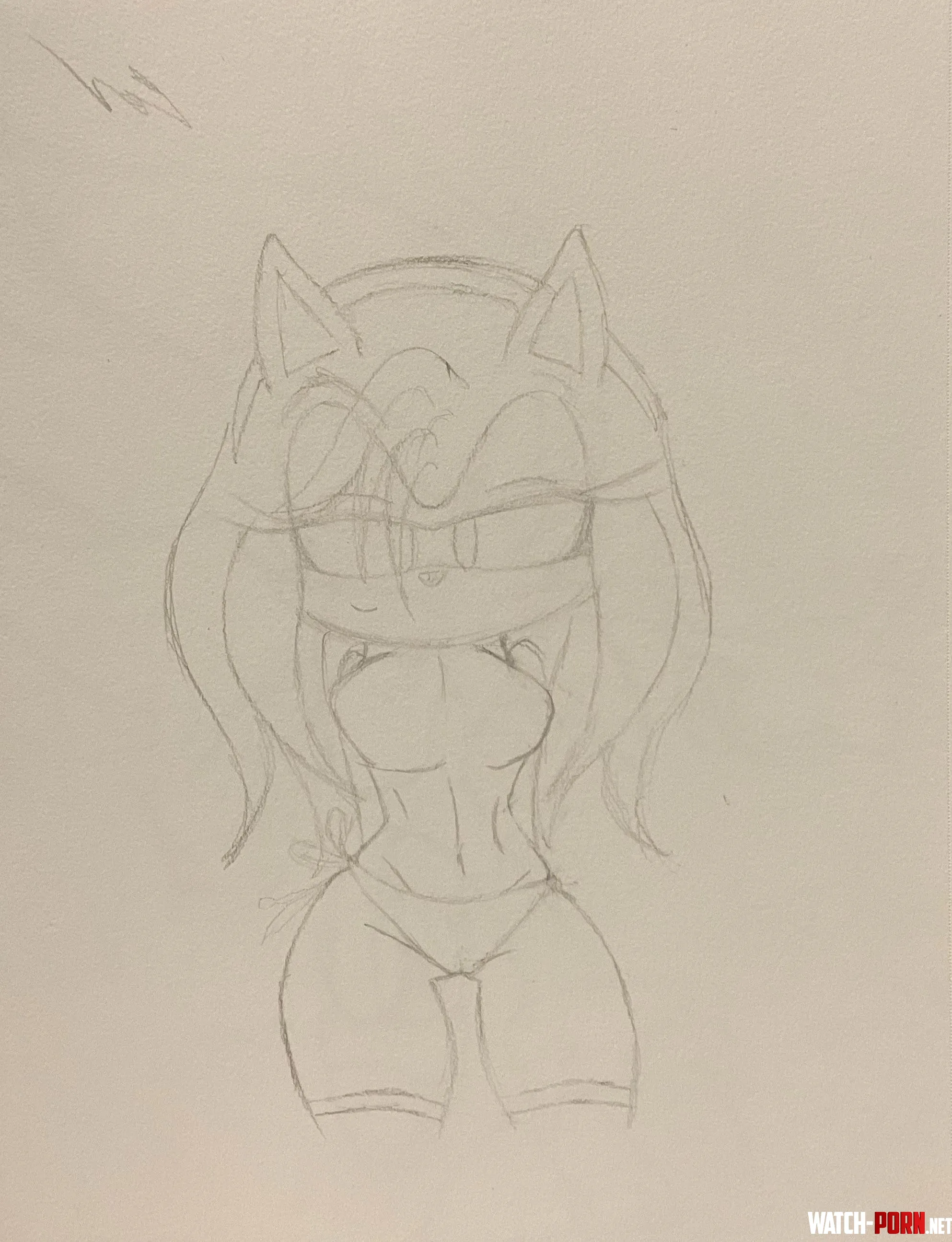 Sketch of Amy I did WIP by Overall_Exit_8007